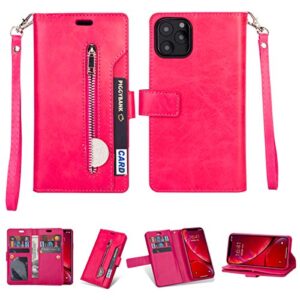 iPhone 11 Pro Zipper Wallet Case