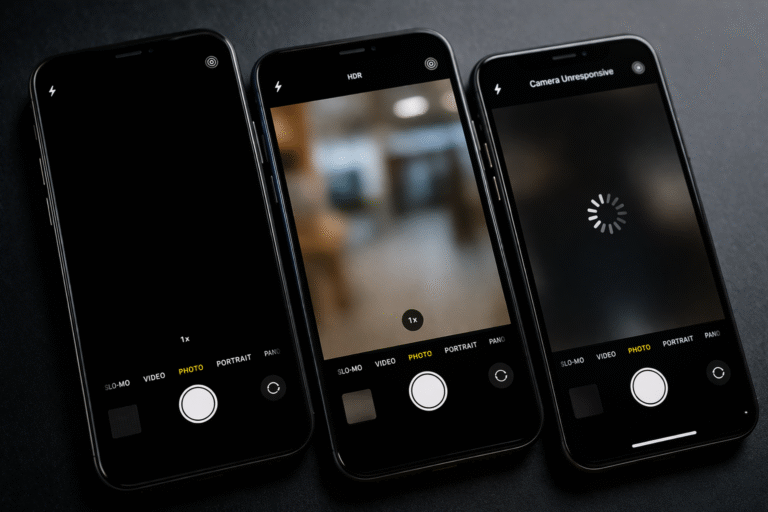 Faulty camera apps on smartphones