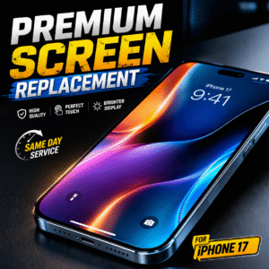 Premium screen replacement for iPhone 17